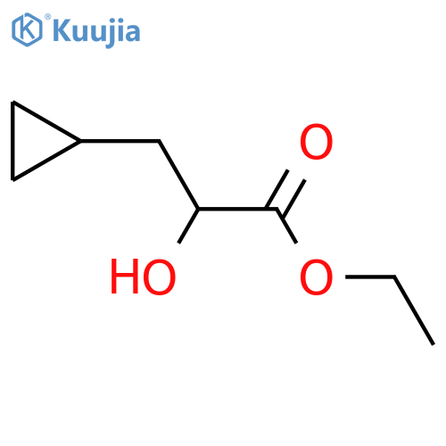 Ethyl 3-cyclopropyl-2-hydroxypropanoate structure