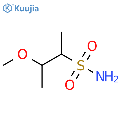 3-methoxybutane-2-sulfonamide structure