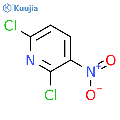 2,6-dichloro-3-nitro-pyridine structure