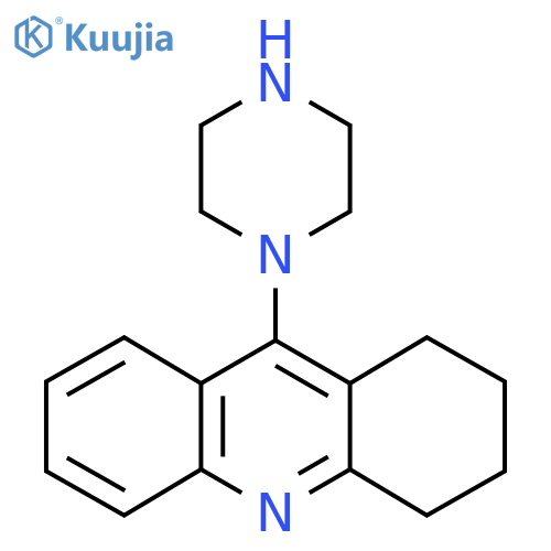 9-Piperazin-1-yl-1,2,3,4-tetrahydroacridine structure