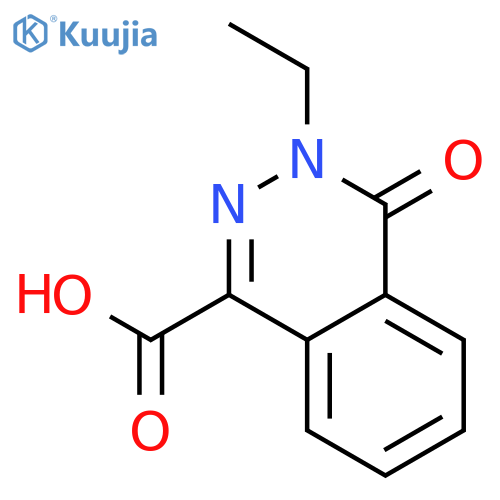 3-Ethyl-4-oxo-3,4-dihydrophthalazine-1-carboxylic acid structure