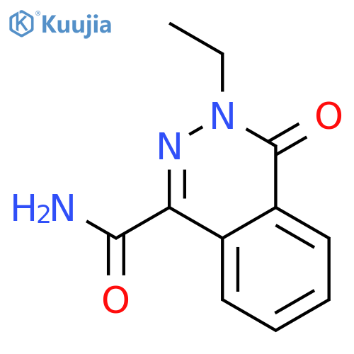 3-Ethyl-4-oxo-3,4-dihydrophthalazine-1-carboxamide structure