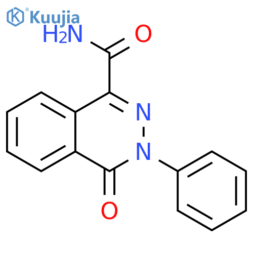 4-oxo-3-phenyl-3,4-dihydro-1-phthalazinecarboxamide structure