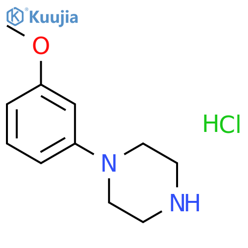 1-(3-Methoxyphenyl)piperazine hydrochloride structure