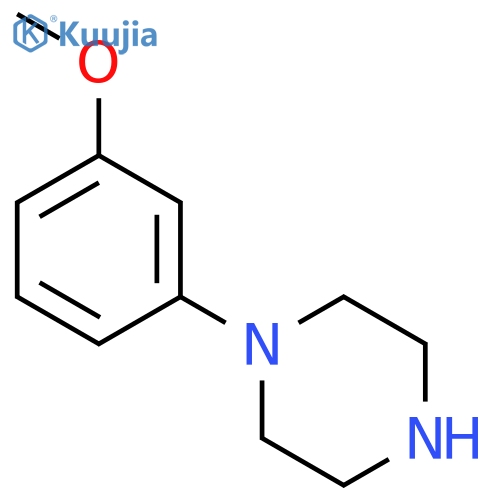1-(3-Methoxyphenyl)piperazine structure