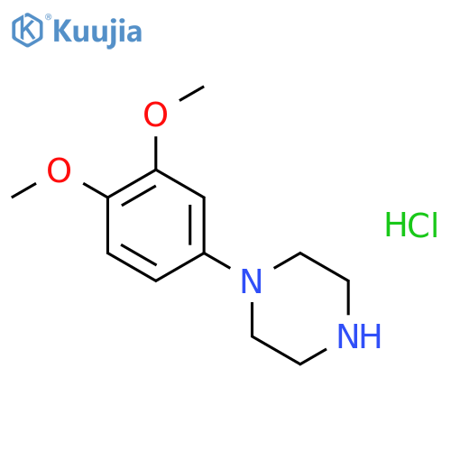 1-(3,4-Dimethoxyphenyl)piperazine hydrochloride structure