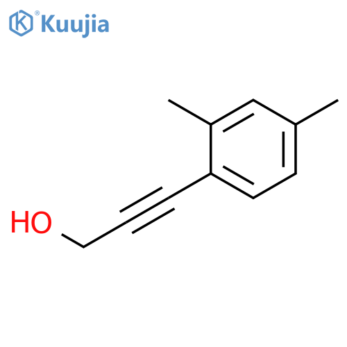 2-Propyn-1-ol, 3-(2,4-dimethylphenyl)- structure