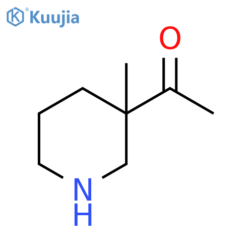 Ethanone, 1-(3-methyl-3-piperidinyl)- structure