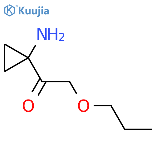 1-(1-Aminocyclopropyl)-2-propoxyethan-1-one structure