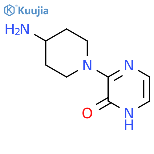 3-(4-Aminopiperidin-1-yl)pyrazin-2(1H)-one structure