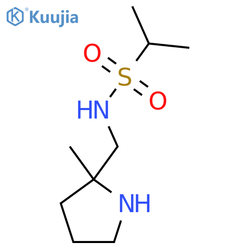 N-[(2-methylpyrrolidin-2-yl)methyl]propane-2-sulfonamide structure