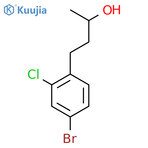 4-(4-bromo-2-chlorophenyl)butan-2-ol structure