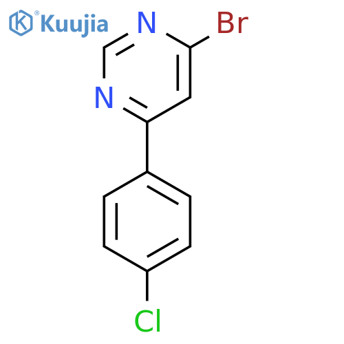 4-Bromo-6-(4-chlorophenyl)pyrimidine structure