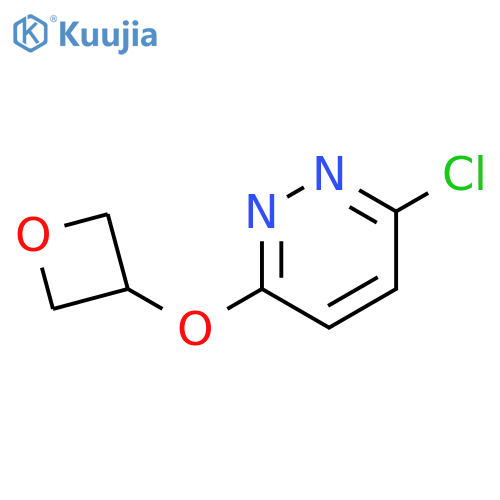 3-chloro-6-(oxetan-3-yloxy)pyridazine structure