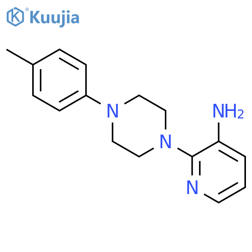 3-Pyridinamine,2-[4-(4-methylphenyl)-1-piperazinyl]- structure
