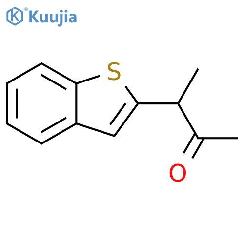 3-(1-benzothiophen-2-yl)butan-2-one structure