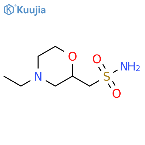 (4-ethylmorpholin-2-yl)methanesulfonamide structure