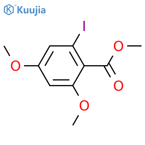 Benzoic acid, 2-iodo-4,6-dimethoxy-, methyl ester structure