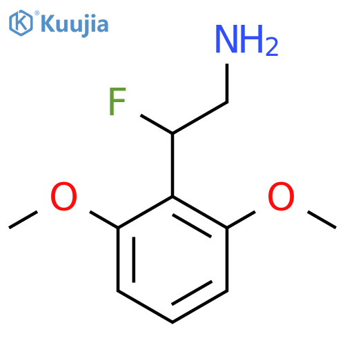 2-(2,6-dimethoxyphenyl)-2-fluoroethan-1-amine structure