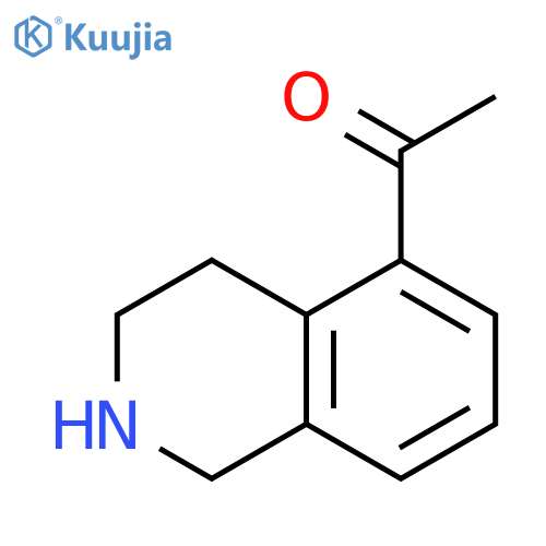 1-(1,2,3,4-tetrahydroisoquinolin-5-yl)ethan-1-one structure