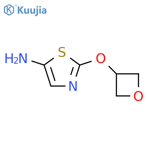 2-(oxetan-3-yloxy)-1,3-thiazol-5-amine structure