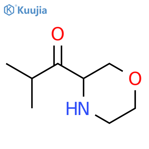 1-Propanone, 2-methyl-1-(3-morpholinyl)- structure