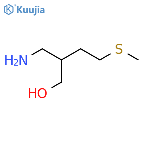 2-(aminomethyl)-4-(methylsulfanyl)butan-1-ol structure