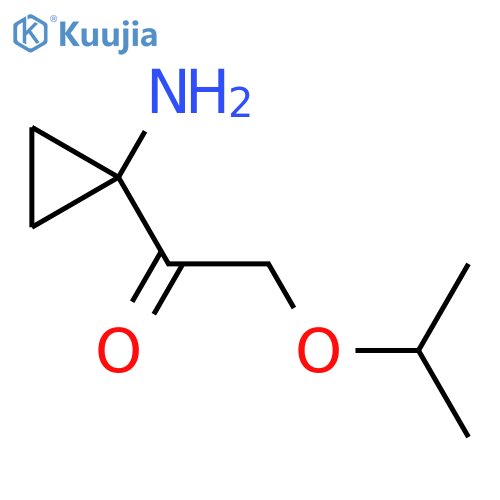 1-(1-Aminocyclopropyl)-2-(propan-2-yloxy)ethan-1-one structure