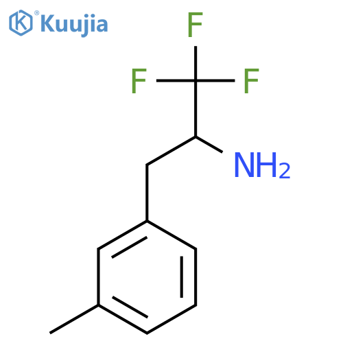 1,1,1-trifluoro-3-(3-methylphenyl)propan-2-amine structure