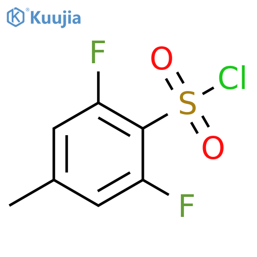 2,6-difluoro-4-methylbenzene-1-sulfonyl chloride structure