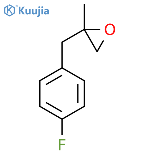 2-(4-fluorophenyl)methyl-2-methyloxirane structure