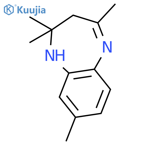 1H-1,5-Benzodiazepine, 2,3-dihydro-2,2,4,8-tetramethyl- structure