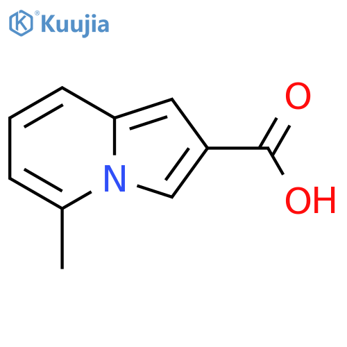 5-methylindolizine-2-carboxylic acid structure