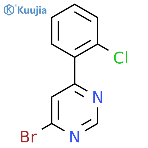 4-Bromo-6-(2-chlorophenyl)pyrimidine structure
