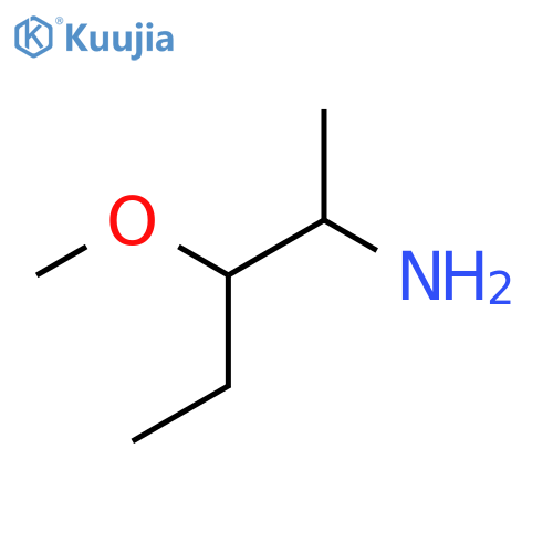 3-methoxypentan-2-amine structure