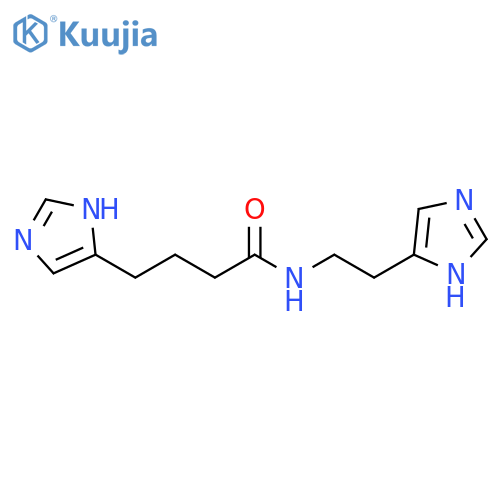 1H-Imidazole-4-butanamide, N-[2-(1H-imidazol-4-yl)ethyl]- structure