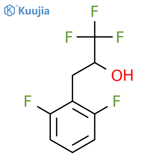3-(2,6-difluorophenyl)-1,1,1-trifluoropropan-2-ol structure