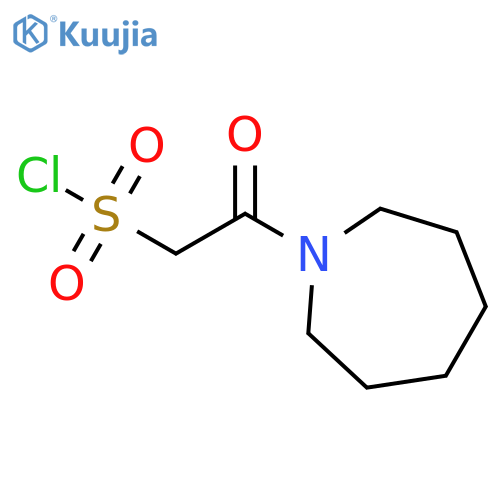 2-(azepan-1-yl)-2-oxoethane-1-sulfonyl chloride structure
