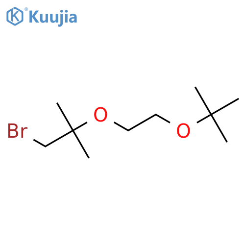1-bromo-2-2-(tert-butoxy)ethoxy-2-methylpropane structure