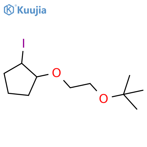 1-2-(tert-butoxy)ethoxy-2-iodocyclopentane structure