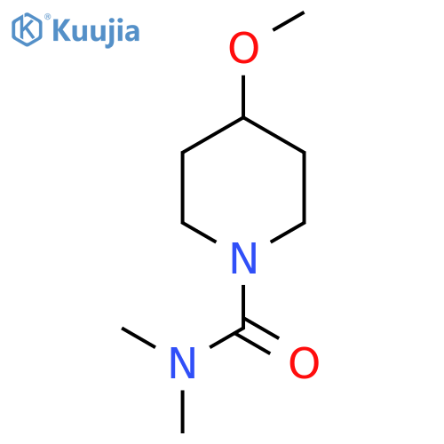 4-Methoxy-N,N-dimethylpiperidine-1-carboxamide structure