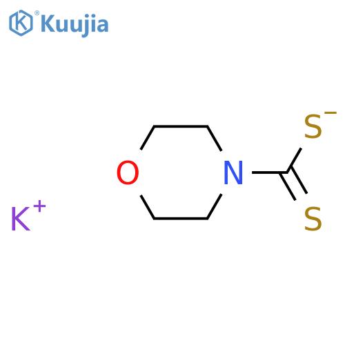 4-Morpholinecarbodithioicacid, potassium salt (1:1) structure