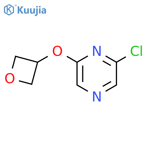 2-Chloro-6-(oxetan-3-yloxy)pyrazine structure