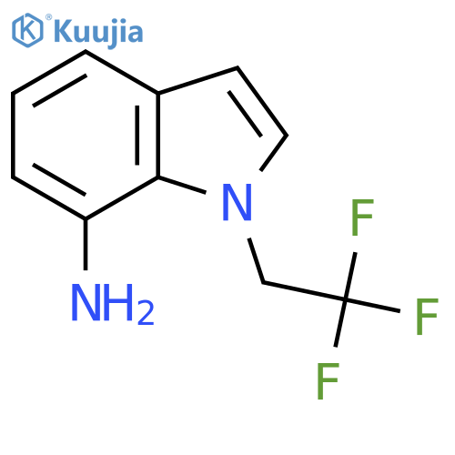 1-(2,2,2-trifluoroethyl)-1H-indol-7-amine structure