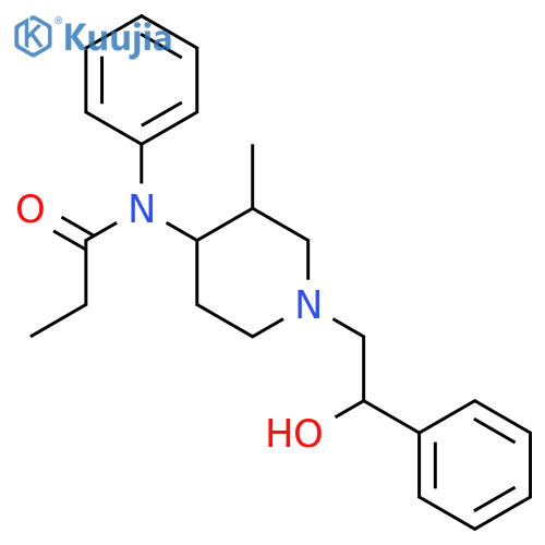Propanamide,N-[(3S,4S)-1-[(2R)-2-hydroxy-2-phenylethyl]-3-methyl-4-piperidinyl]-N-phenyl- structure