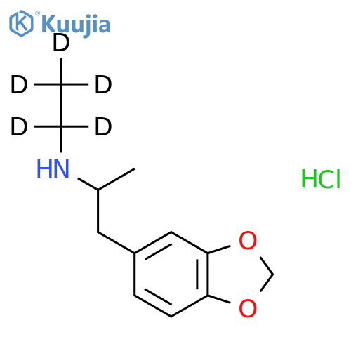 (+/-)-MDEA-d5 structure