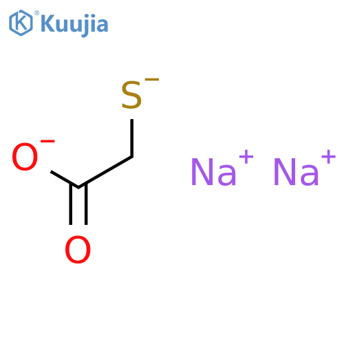 Acetic acid,2-mercapto-, sodium salt (1:2) structure