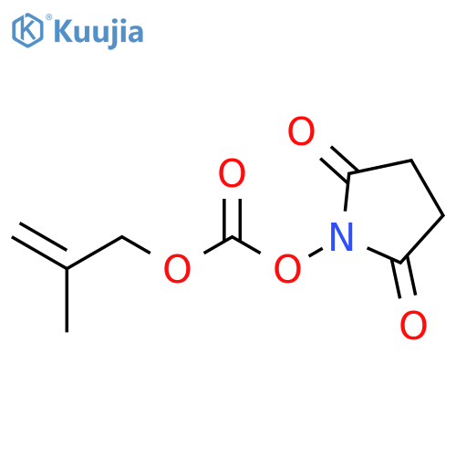 2,5-Pyrrolidinedione, 1-[[[(2-methyl-2-propenyl)oxy]carbonyl]oxy]- structure