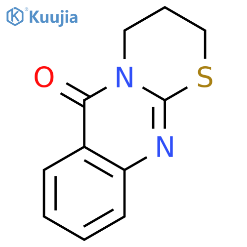 3,4-dihydro-2H,6H-[1,3]thiazino[2,3-b]quinazolin-6-one structure