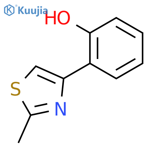 2-(2-Methylthiazol-4-yl)phenol structure